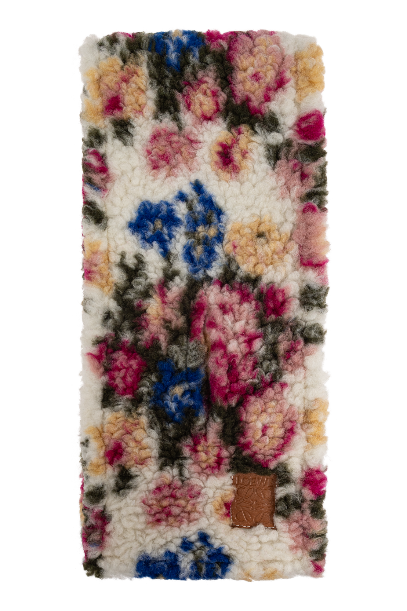 スカーフ LOEWE FLORAL PRINT ANAGRAM SCARF LOEWE Women's 100% Silk Scarf Flower Anagram